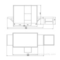 Röntgen-Maschinen-Screening-Scanner-Maschine SF100100